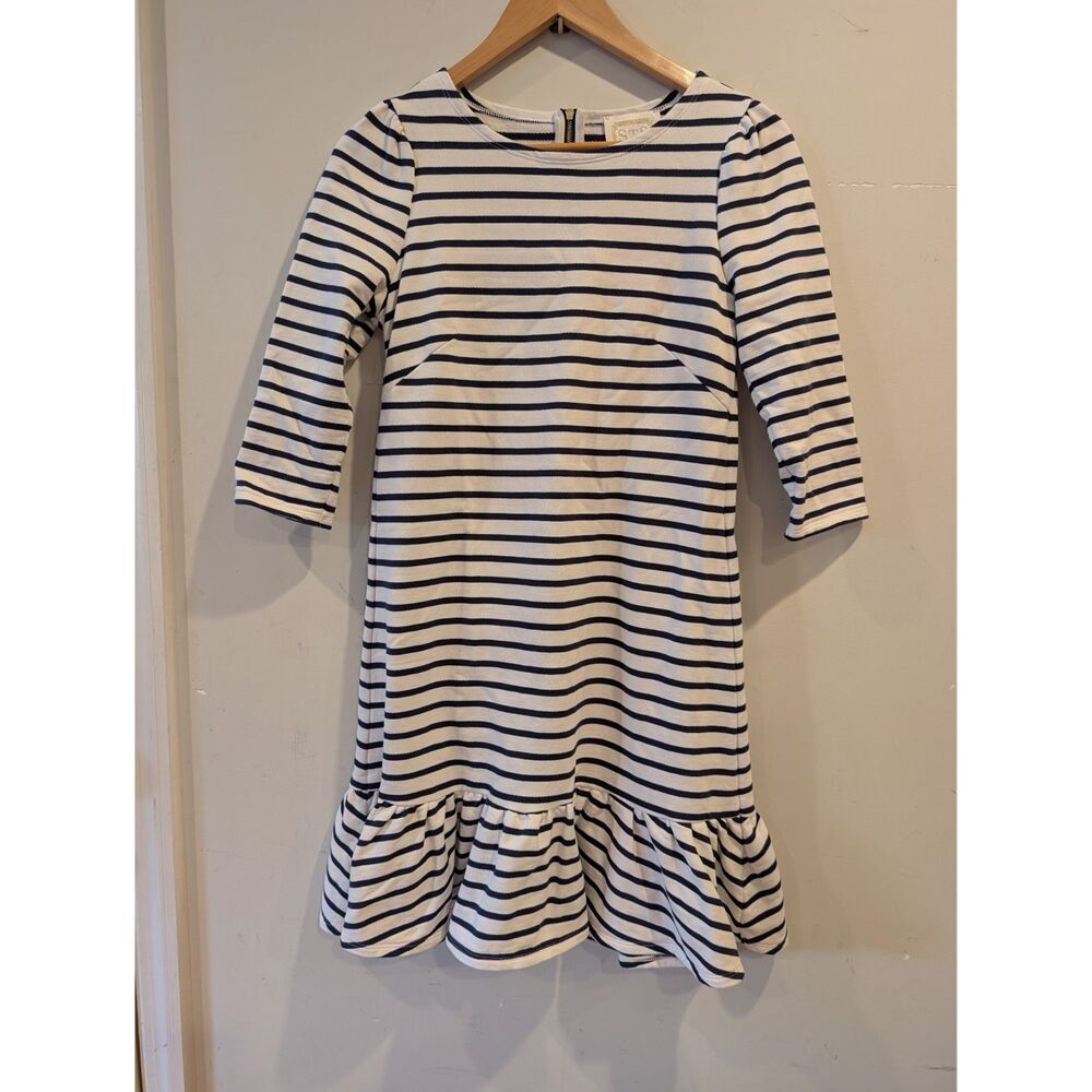 Sail to Sable STS Stripe White Coastal Preppy Knit Cotton XS Nautical